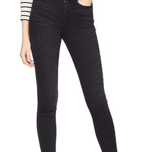 Skinny high waisted black jeans